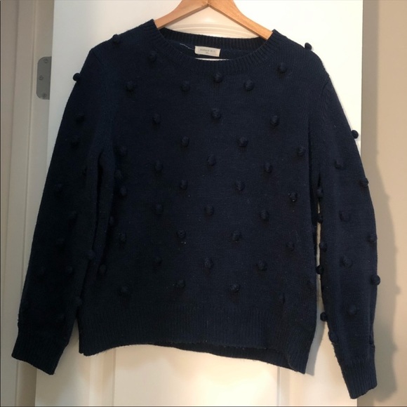 Sophie Rue Navy Pom Pom sweater - Picture 3 of 3